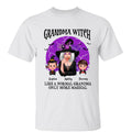 Grandma Witch Full Moon Halloween Personalized Shirt